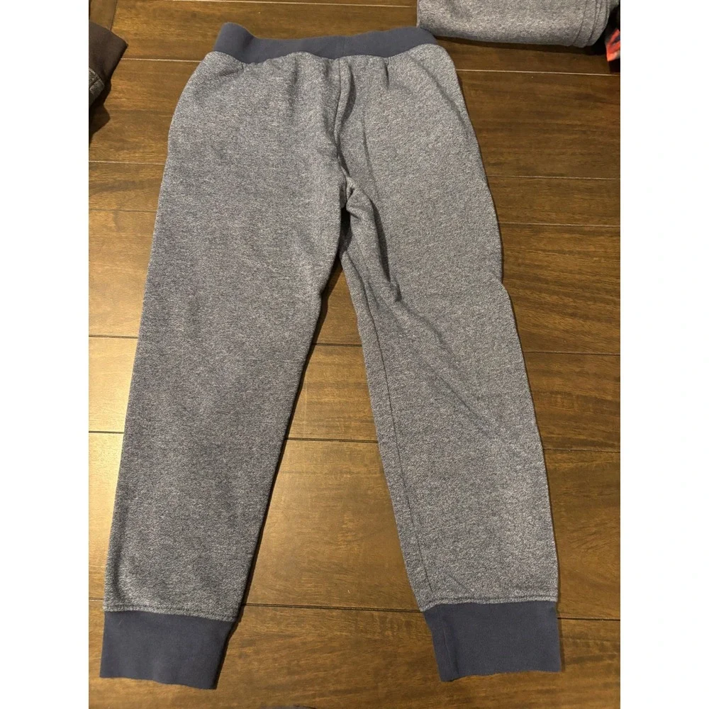 Athletic Works Boys Heather Blue Fleece Joggers Size M 8 Activewear Pants